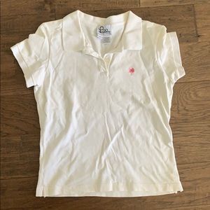 Lilly Pulitzer white polo! 🤍